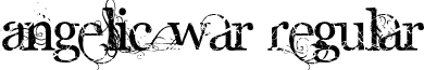 Angelic War Regular font - AngelicWar.otf