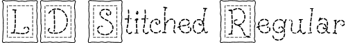 LD Stitched Regular font - ldstitched.ttf