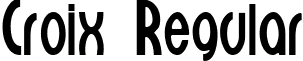 Croix Regular font - croix.ttf