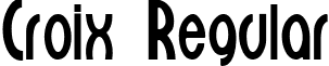 Croix Regular font - croixregular.ttf