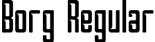 Borg Regular font - Borg.ttf