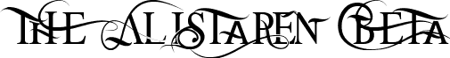 THE ALISTAREN BETA font - THE_ALISTAREN.ttf