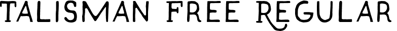 Talisman Free Regular font - TalismanFree.otf