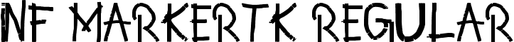 INF MarkerTK Regular font - INF MarkerTK.ttf