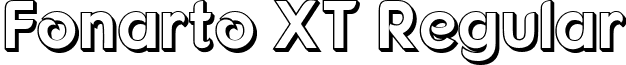 Fonarto XT Regular font - Fonarto XTs.ttf