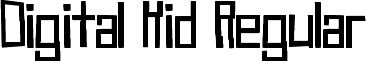 Digital Kid Regular font - Digital Kid.ttf