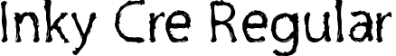 Inky Cre Regular font - Inky_Cre.ttf